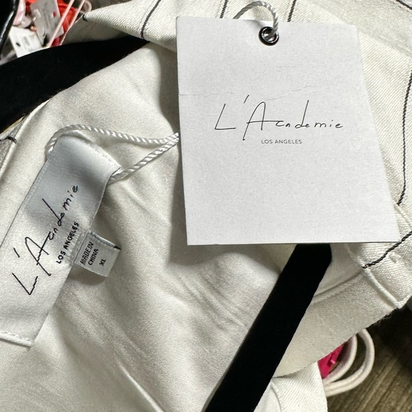 NWT REVOLVE the Brasilia Mini Dress in Black White Stripe
L'Academie - Picture 7 of 7